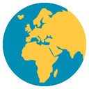 earth globe europe-africa